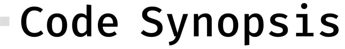 Code Synopsis logo